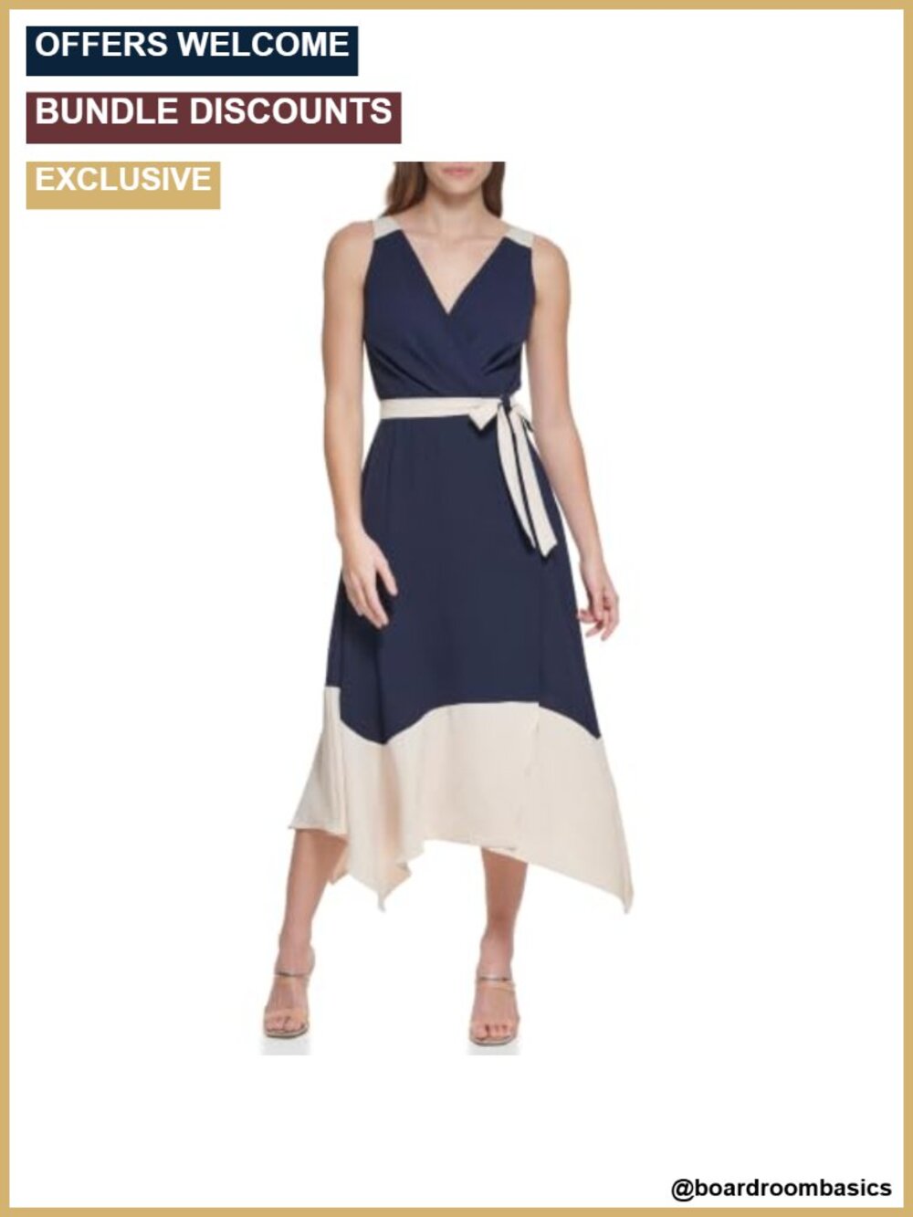 DKNY Long Sleeve Surplice Neck Ruched Mini Fitted Dress